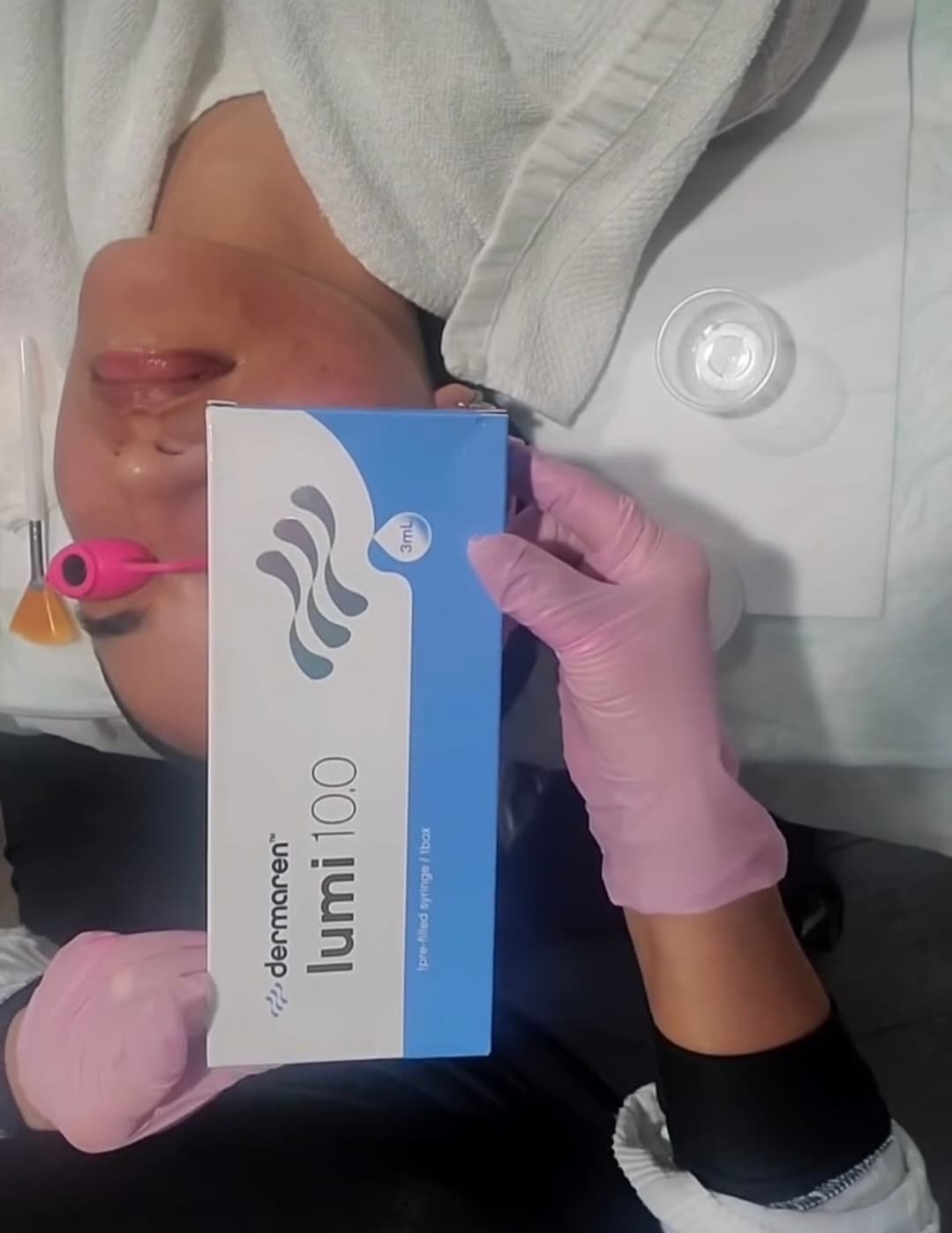 Signature deep-cleansing facial treatment in progress at 360 Radiance